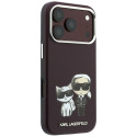 Kryt Karl Lagerfeld iPhone 18 Pro /17 Pro MagSafe - burgudny