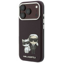 Kryt Karl Lagerfeld iPhone 18 Pro /17 Pro MagSafe - burgudny
