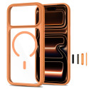 Kryt Tech-Protect MagOne CC iPhone 18 Pro/17 Pro - transparent orange
