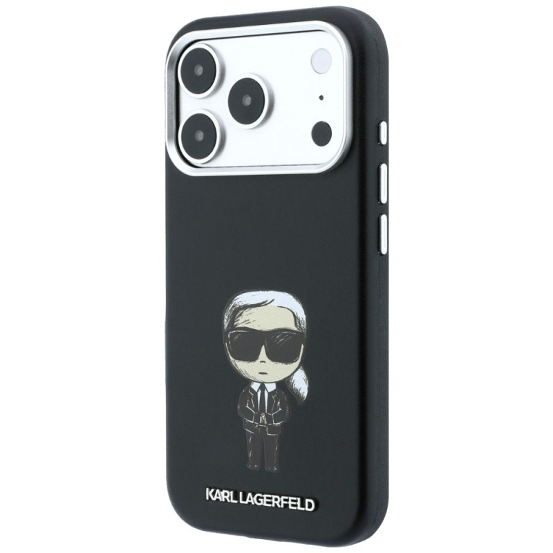 Kryt Karl Lagerfeld Ikonik Sketch pro iPhone 18 Pro/17 Pro - černý