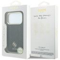 Kryt Guess STRIPE PEONY 4G LOGO pro iPhone 18 Pro černý