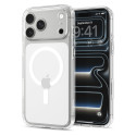 Kryt Spigen ULTRA HYBRID MagSafe iPhone 18/17 Pro - čirý/bílý