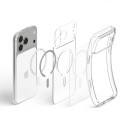 Kryt Spigen ULTRA HYBRID MagSafe iPhone 18/17 Pro - čirý/bílý