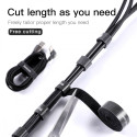 BASEUS ACMGT-D01 Rainbow Circle Velcro Straps - páska na suchý zip pro organizaci kabelů, 3m, černá