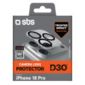 Ochranné sklo SBS D3O pro iPhone 18 Pro – transparentní