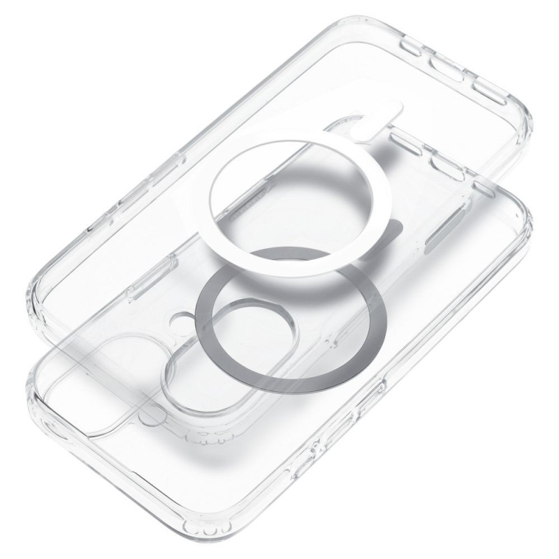 Kryt OEM CLEAR MAG COVER (STR / CAMERA PROTECTION) pro iPhone 18 Pro Max / 17 Pro Max - transparentní (glitter)