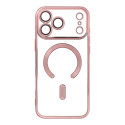 Kryt OEM ELECTRO MAG COVER MagSafe iPhone 18/17 Pro Max – zlatá/ros