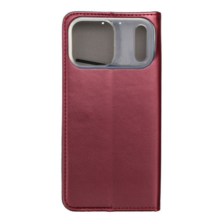 Smart Magneto flip kryt OEM pro iPhone 17/18 Pro Max - vínová
