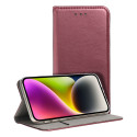 Smart Magneto flip kryt OEM pro iPhone 17/18 Pro Max - vínová