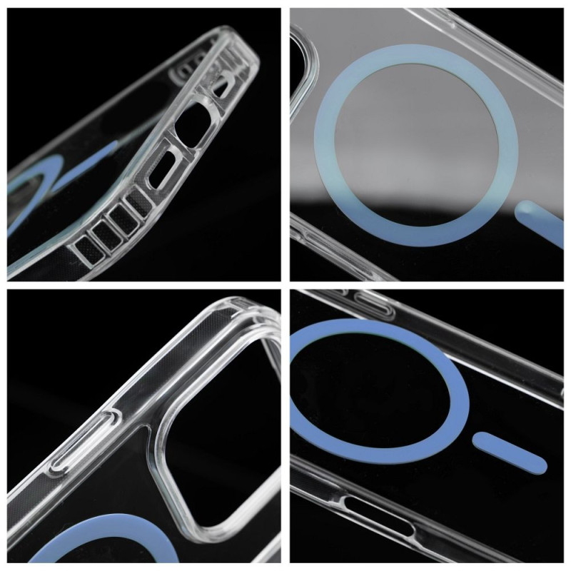Kryt OEM DROP GLUE MAG COVER pro iPhone 17 Pro Max - světle modrá