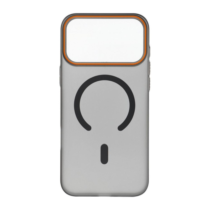 Kryt OEM GO ORANGE MAG COVER pro iPhone 18 Pro Max / 17 Pro Max - černý