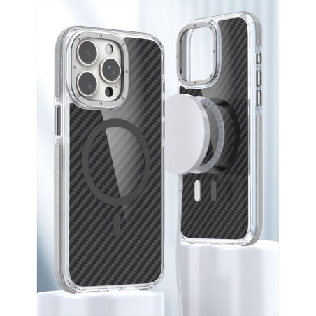 Kryt OEM FIBER MAG COVER pro iPhone 18/17 Pro Max - šedý