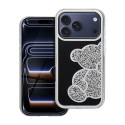 Pouzdro OEM TEDDY BEAR pro iPhone 18/17 Pro Max – stříbrné