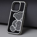 Pouzdro OEM TEDDY BEAR pro iPhone 18/17 Pro Max – stříbrné