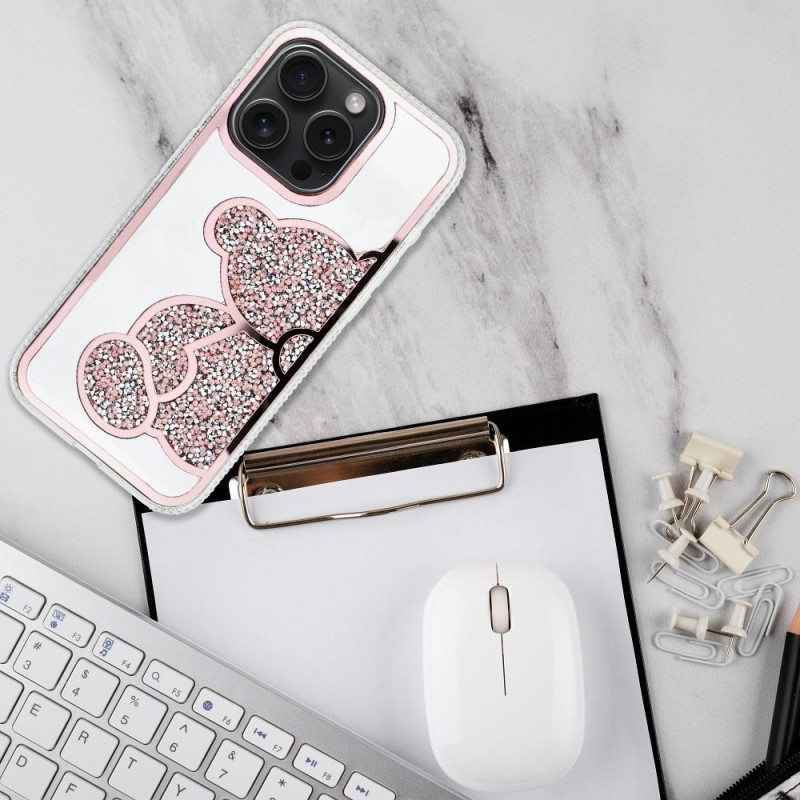 Kryt OEM TEDDY BEAR pro iPhone 17 Pro Max - růžová