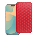 Kryt OEM Cubic Book pro iPhone 17 Pro Max / 18 Pro Max - červený