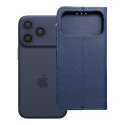 Split Book flip pouzdro pro iPhone 17/18 Pro Max - tmavě modrá / červená