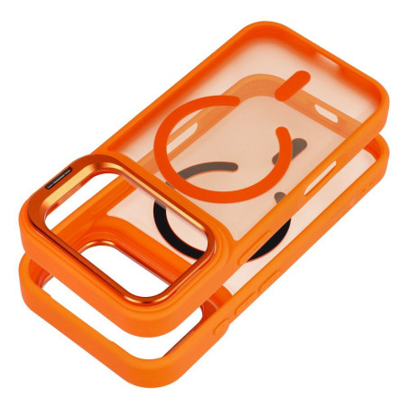 Kryt FORCELL F-PROTECT Shadow Stand pro iPhone 17 Pro Max oranžová