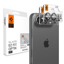 Spigen Optik Pro EZ Fit Ochrana čočky fotoaparátu pro iPhone Duo – Star White (2 ks)