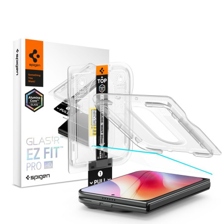 Spigen Glas.tR EZ Fit Pro HD Tvrzené sklo pro iPhone Duo – čiré
