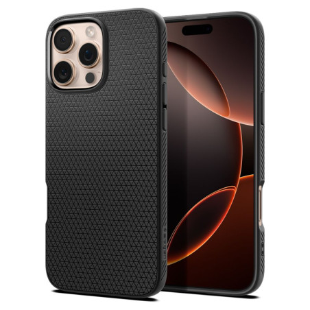 Pouzdro Spigen Liquid Air pro iPhone 16 Pro – Matte Black