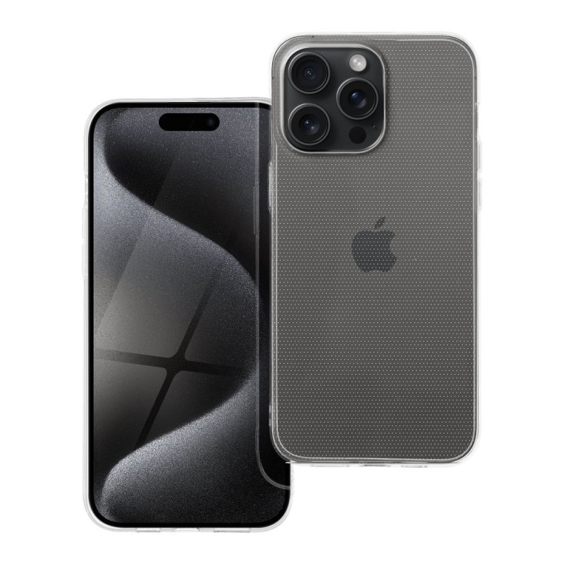 Kryt CLEAR CASE 2mm BOX pro iPhone 15 PRO MAX - transparentní