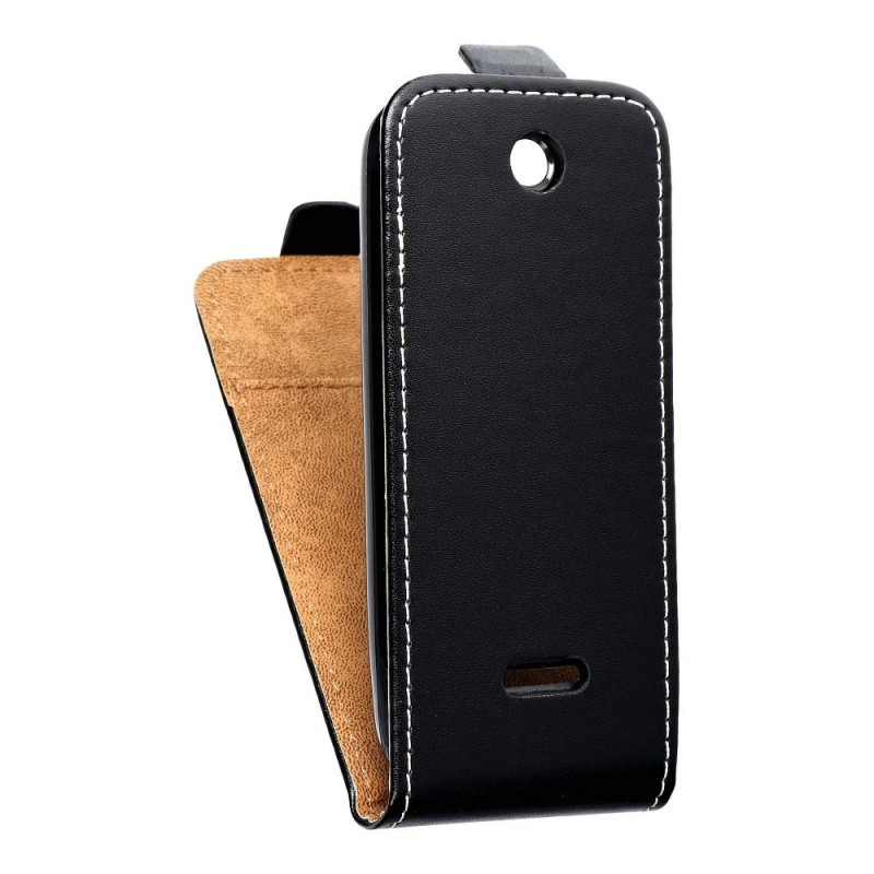 Pouzdro Vertikální flip NOKIA 225 SLIM FLEXI FRESH pro Nokia 225 Slim - černé