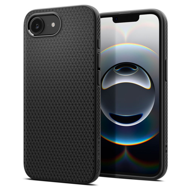 Pouzdro Spigen Liquid Air pro iPhone 16e – Matte Black