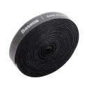 BASEUS ACMGT-F01 Rainbow Circle Velcro Straps - páska na suchý zip pro organizaci kabelů, 3m, černá