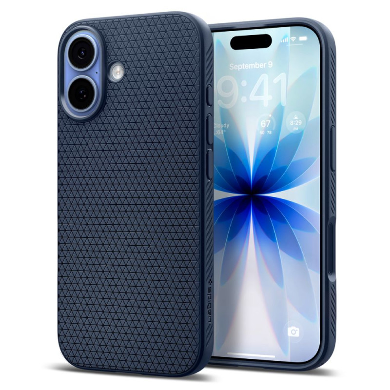 Pouzdro Spigen Liquid Air pro iPhone 17 – Navy Blue