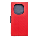 Kryt FANCY Book pro Redmi NOTE 14 PRO/14 Pro Plus 5G - červená/n