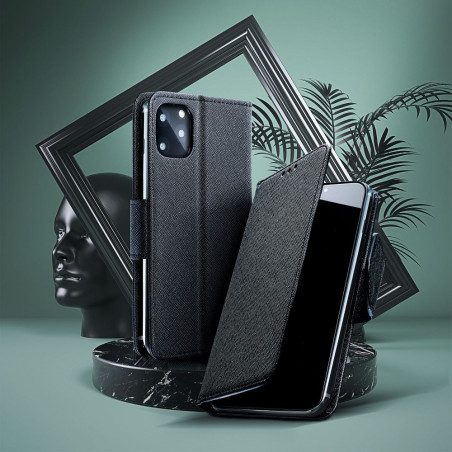 Flipové pouzdro Fancy Book pro Redmi NOTE 14 5G - black
