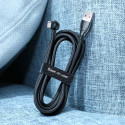 BASEUS ACMGT-F01 Rainbow Circle Velcro Straps - páska na suchý zip pro organizaci kabelů, 3m, černá