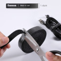 BASEUS ACMGT-F01 Rainbow Circle Velcro Straps - páska na suchý zip pro organizaci kabelů, 3m, černá