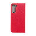 Kryt Smart Case Book pro Samsung S21 FE - červený