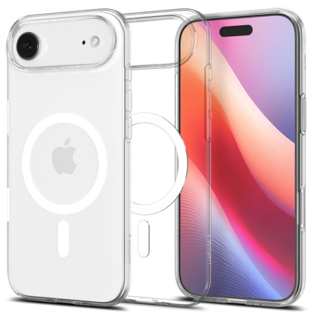 Pouzdro Spigen Liquid Crystal Mag MagSafe pro iPhone Air – Clear/White