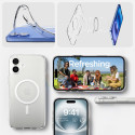 Pouzdro Spigen Liquid Crystal Magsafe pro iPhone 16 - čiré