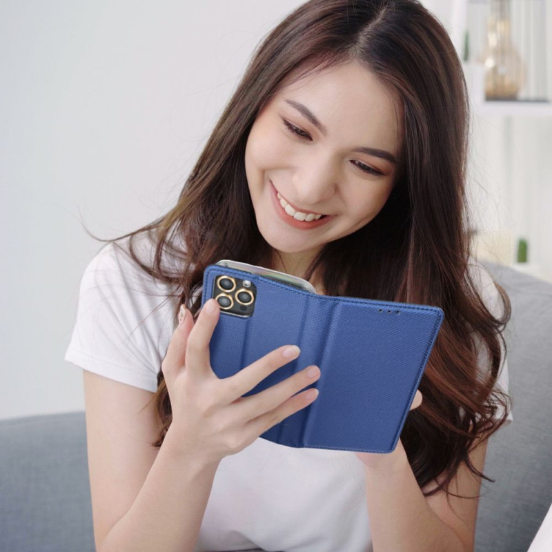 Pouzdro/kryt SMART CASE BOOK pro iPhone 17 / 18 - navy blue