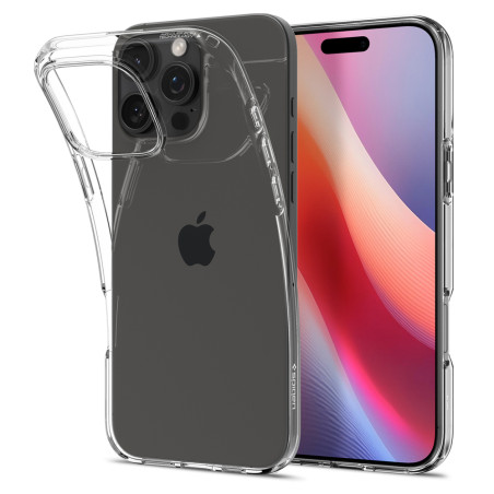 Pouzdro Spigen Liquid Crystal pro iPhone 16 Pro Max - čiré
