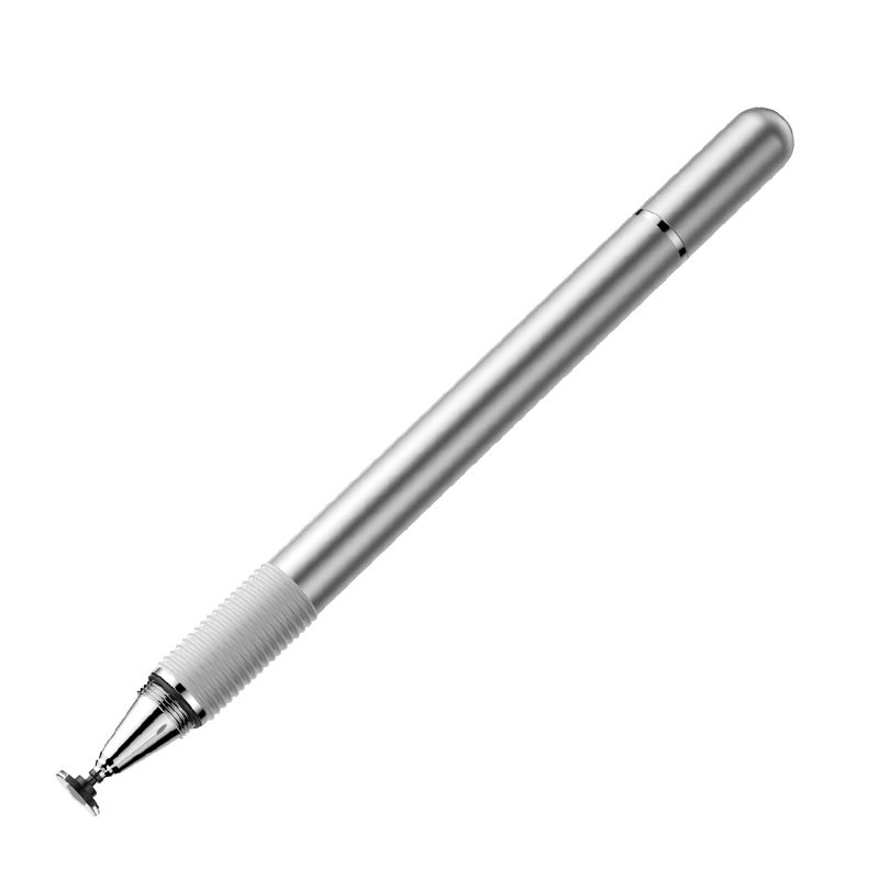 BASEUS ACPCL-0S Prémiový stylus 2v1 pro kapacitní displeje, stříbrný