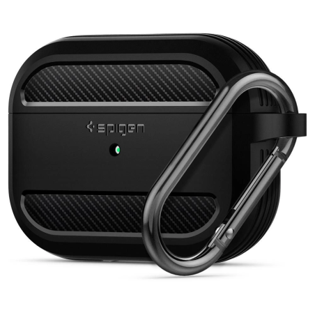 Pouzdro Spigen Rugged Armor pro Apple AirPods Pro 1 - matně černé