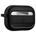 Pouzdro Spigen Rugged Armor pro Apple AirPods Pro 1 - matně černé