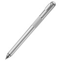 BASEUS ACPCL-0S Prémiový stylus 2v1 pro kapacitní displeje, stříbrný
