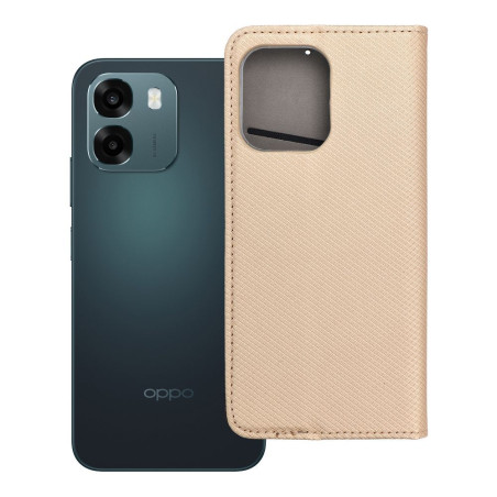 Pouzdro pro Oppo A6 Smart Case Book – zlatá
