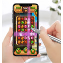BASEUS ACPCL-0S Prémiový stylus 2v1 pro kapacitní displeje, stříbrný