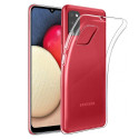 Kryt ULTRA SLIM 0,5 mm pro Samsung A02s – průhledný