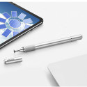 BASEUS ACPCL-0S Prémiový stylus 2v1 pro kapacitní displeje, stříbrný