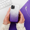 Kryt SHINING pro iPhone 7 PLUS / 8 PLUS - shining transparent viol