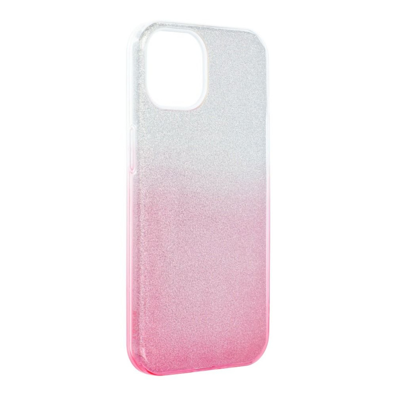 Kryt pro iPhone 13 - shining transparent pink
