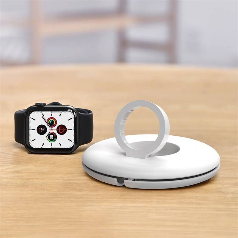 BASEUS ACSLH-02 Planet Cable Winder Stojánek pro nabíječku a Apple Watch, bílý